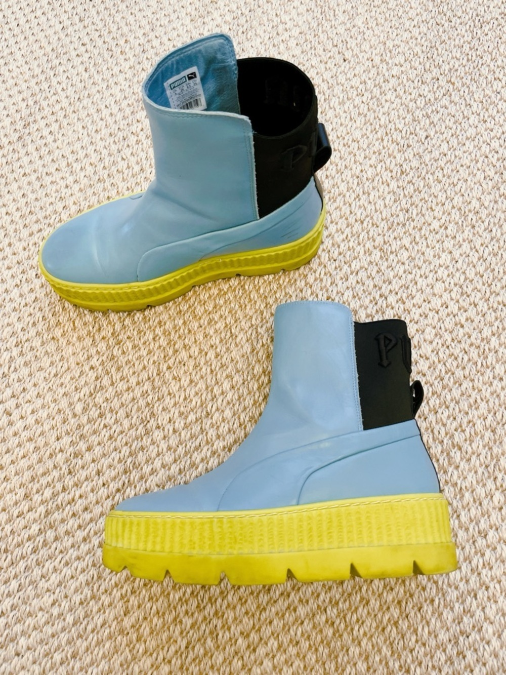 FENTY x Puma Women’s Leather Platform Boots Size 8.5